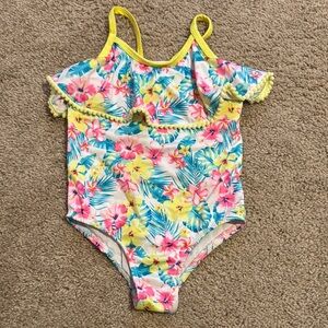 Penelope Mack size 6 Floral Kids Swim One Piece